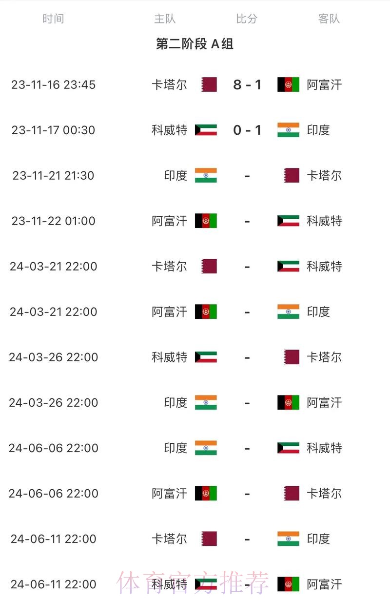 2026世界杯每日赛程一览高清直播查询入口